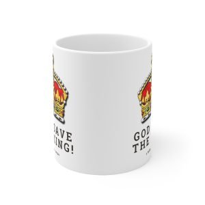 'God Save The King' Ceramic Coffee Cup,