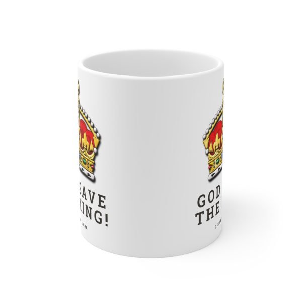 'God Save The King' Ceramic Coffee Cup,