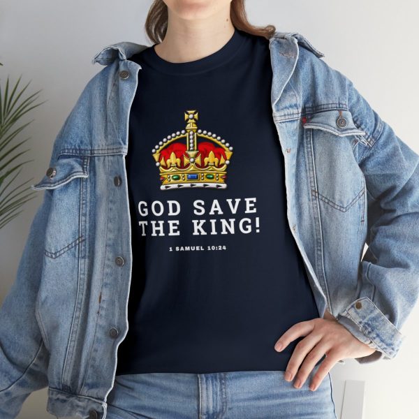 Unisex 'God Save The King' Tee - Image 80
