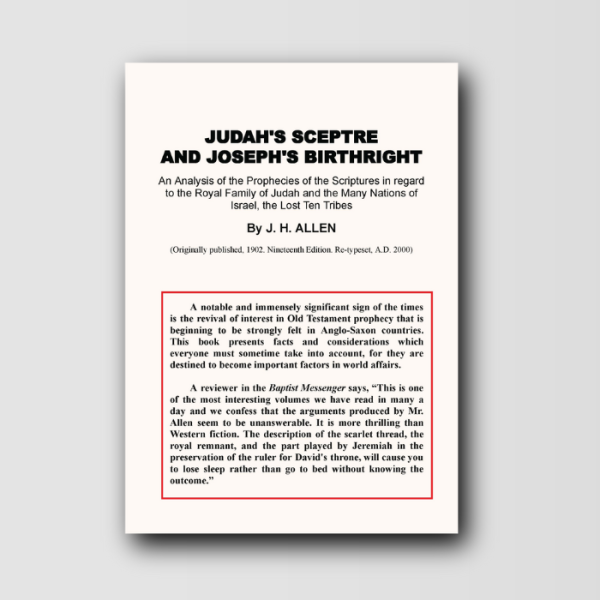 Judah's Sceptre and Joseph's Birthright
