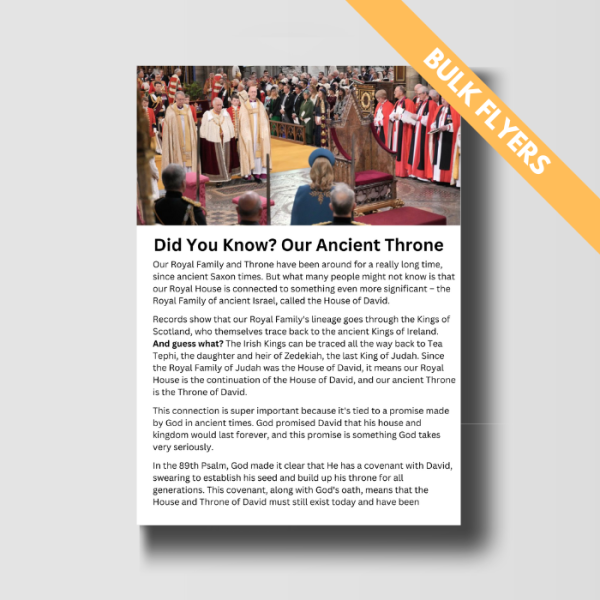 Did You Know? Our Ancient Throne - Bulk Flyers